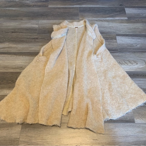 Free People Wool Alpaca Stand And Deliver Vest - Picture 1 of 6